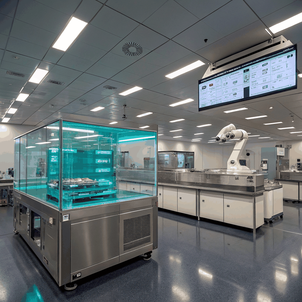 Professional GMP-compliant pharmaceutical manufacturing facility
